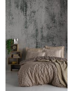 L`ESSENTIEL MAISON Ranforce posteljina 240x220 cm Minimal Brown - 191406