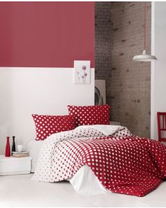 L`ESSENTIEL MAISON Ranforce posteljina 200x220 cmPuanline Red - 191496-1