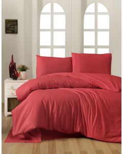 L`ESSENTIEL MAISON Ranforce posteljina 135 x 200 cm Red - 191613