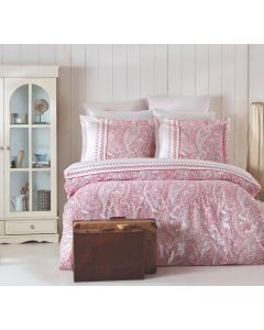 L`ESSENTIEL MAISON Ranforce posteljina 140x200 cm Paisley Pink - 191626