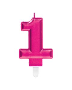 AMSCAN Svećice Sparkling pink 1 - 9901783
