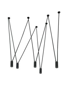 FORMA Vislica 5xGU10 FK1001-5V BK