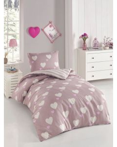 L`ESSENTIEL MAISON Posteljina Herz Dusty Rose 140x200cm - 192064