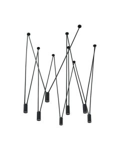 FORMA Vislica 7xGU10 FK1002-7V BK