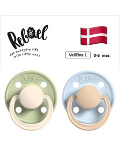 REBAEL varalice za bebe, 0-6 mes, 2 kom, Maslina i Plava, RBL19221600