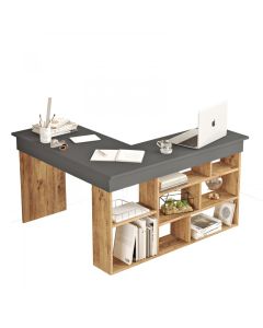 HANAH HOME Radni sto sa policama Ct5-Aa