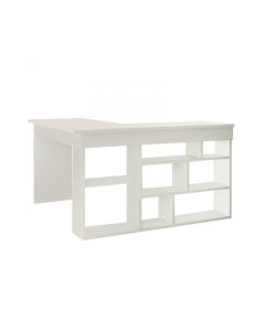 HANAH HOME Radni sto sa policama Ct5-W, bela