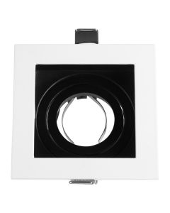 FORMA Ugradna rozetna CFR1111 W/B, crna/bela