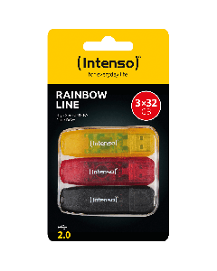 (Intenso) USB Flash drive 32GB Hi-Speed USB 2.0,Rainbow Line, 3 kom - USB2.0-32GB/Rainbow, 3 kom