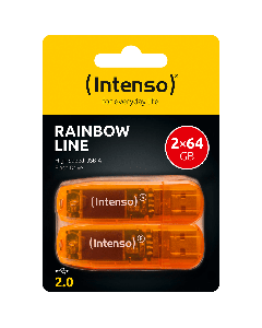 (Intenso) USB Flash drive 64GB Hi-Speed USB 2.0,Rainbow Line, 2 kom - USB2.0-64GB/Rainbow, 2 kom