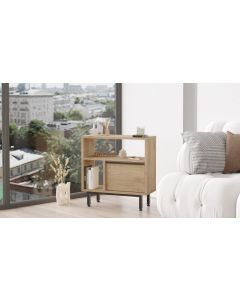 HANAH HOME Pomoćni stočić On6-S, svetlo braon