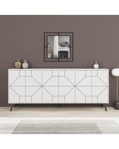 HANAH HOME Komoda Dune 183, bela