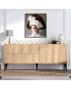 HANAH HOME Komoda Laika Sapphire Oak - 194412
