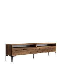 HANAH HOME TV polica Istanbul 2 Walnut - 194425
