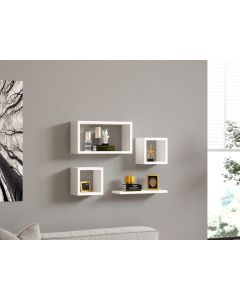 HANAH HOME Zidna polica Babi White - 194526