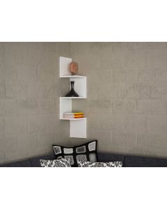 HANAH HOME Zidna polica Corner White - 194527