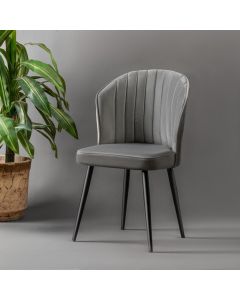 HANAH HOME Stolice Rubi Grey - 194870