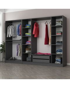 HANAH HOME Ormar Kale 4939, siva