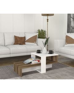 HANAH HOME Sto za dnevnu sobu Chain White Walnut - 195151