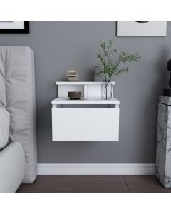 HANAH HOME Zidni noćni ormarić Alice, bela