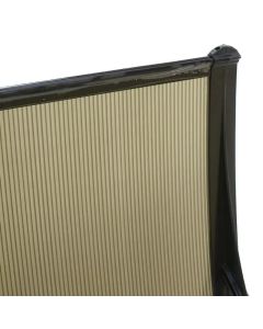 Nadstrešnica Aluminijumska 300x120cm Crna Bronza 5mm