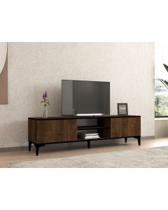 HANAH HOME TV komoda Erem, braon/crna