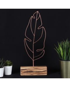 WALLXPERT Stona dekoracija Feather Bronze - 196013