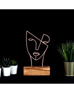 WALLXPERT Stona dekoracija Mask Bronze - 196014