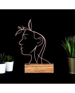 WALLXPERT Stona dekoracija Woman Bronze - 196015