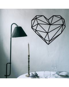 WALLXPERT Zidna dekoracija Heart Metal Decor - 196047