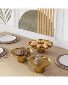 WALLXPERT Stona dekoracija Nısıros B Gold