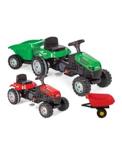 Traktor sa prikolicom na pedale
