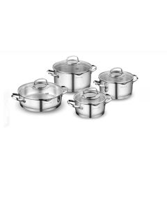KORKMAZ Set šerpi sa poklopcima Steama Inox 4/1 A1999 - A1999