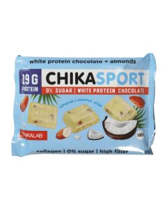 CHIKALAB Bela čokolada sa bademom i kokosovim čipsom 100g - 197