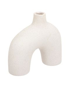 ATMOSPHERA Vaza 18x7x17cm bela - 198169