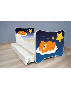 TOP BEDS Happy Kitty Dečiji krevet 140x70 + fioka Sleeping Teddy - 199625-1