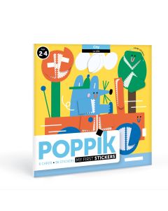 POPPIK Moje prve nalepnice: Grad - BABY004