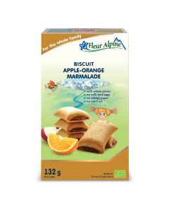 Fleur Alpine organski biskviti sa marm. od jabuke I pomorandže 132G - 000233-1