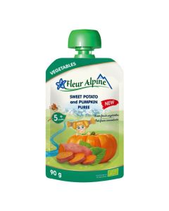 Fleur Alpine organski pire sa slatkim krompirom i bundevom 5+, 90gr - 000400