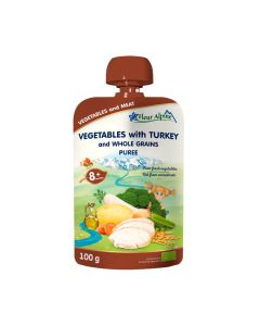 Fleur Alpine organski pire od povrća sa ćuretinom 8+, 100gr - 000392