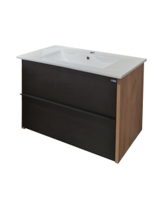 CERAMICA LUX Una donji deo 75 plazma konzolna, white lavabo CL-E075 - 300261