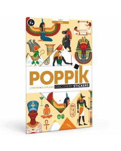 POPPIK Edukativni poster s nalepnicama Otkrića: Egipat - DIS022