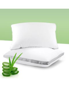 Homemates Jastuk Aloe Vera – Set od 2 komada od memorijske pene