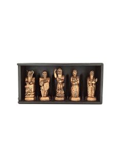 ROD - poklon set pet skulptura u boji bronze - ROD000302