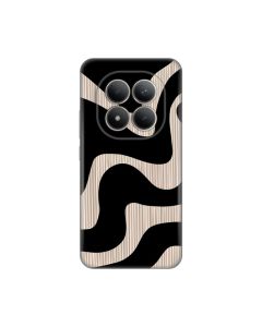 Maska za Xiaomi Redmi Note 15 Pro Plus 5G Black Flow Silikonska Print Skin