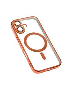 Maska za iPhone 16 6.1 narandzasta Magsafe Lux