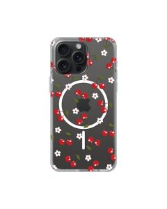 Maska za iPhone 15 Pro Max 6.7 Cute Cherries Print Magsafe - 8021054