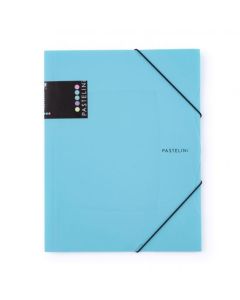 PASTELINI PVC fascikla sa lastišem A4-Plava - 2-660