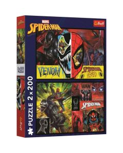 TREFL Puzzle Spidermana Noć i dan - 2x200 delova - 103561-13314