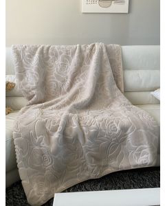 VIKTORIJA Ćebe Merinos 160x220cm D10 - VLK000394-pepeljasta